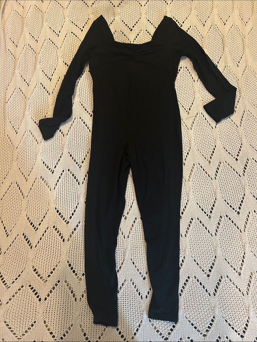 Torrid Sweetheart Neck Long Sleeve Catsuit ๐โโฌ Sz 0 NWOT - Picture 3 of 5